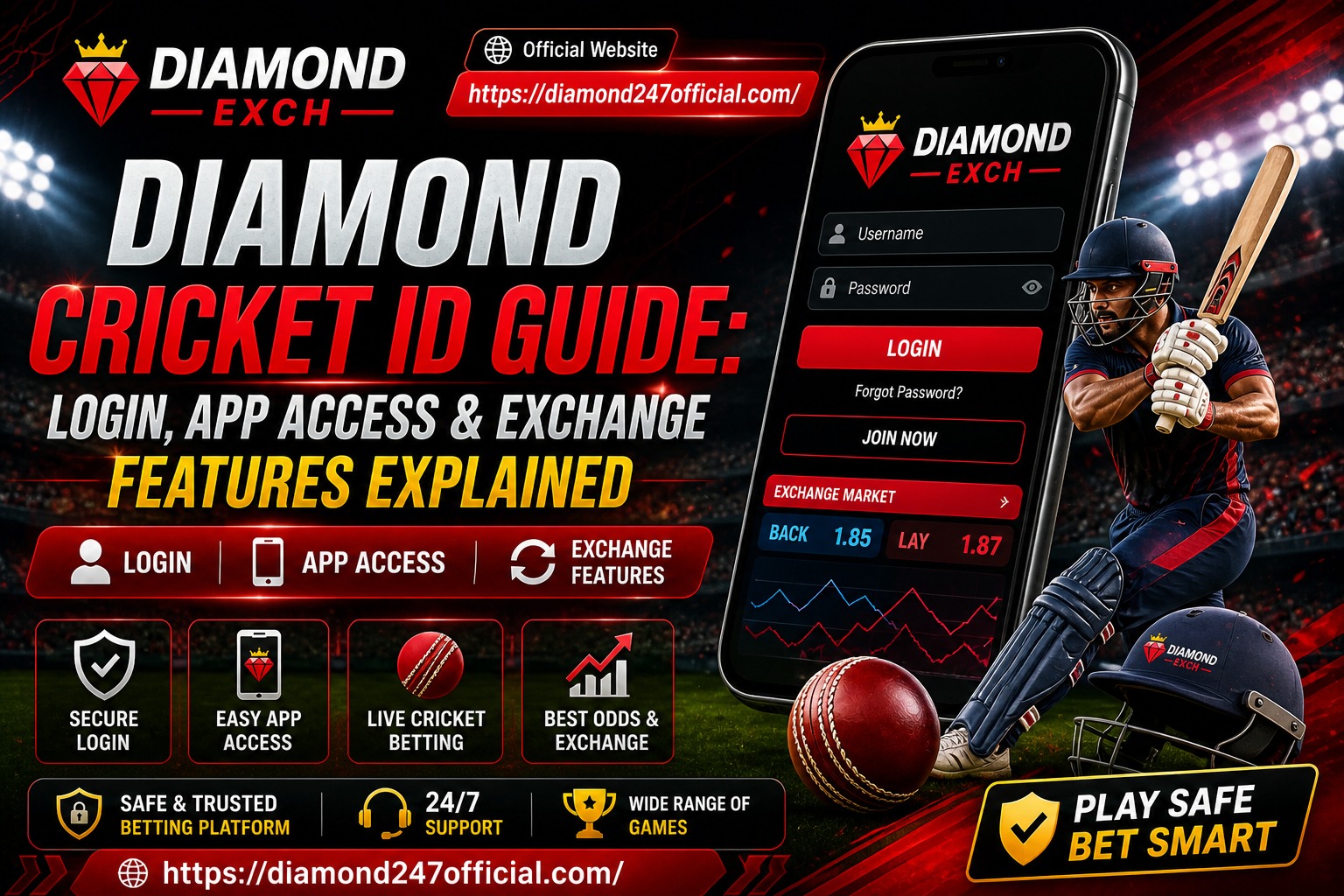 Diamond Cricket ID Guide: Login, App Access & Exchange Features Explained